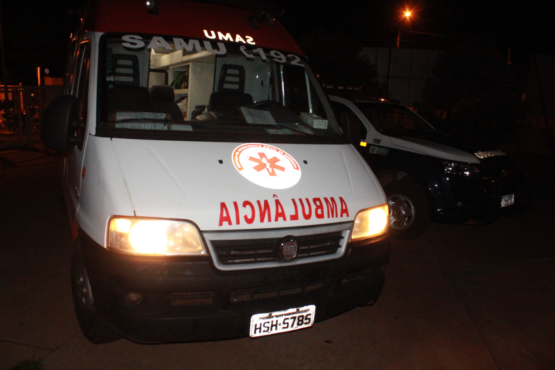 Samu 192 durante atendimento de ocorr&ecirc;ncia - Foto: Arquivo/Jornal da Nova